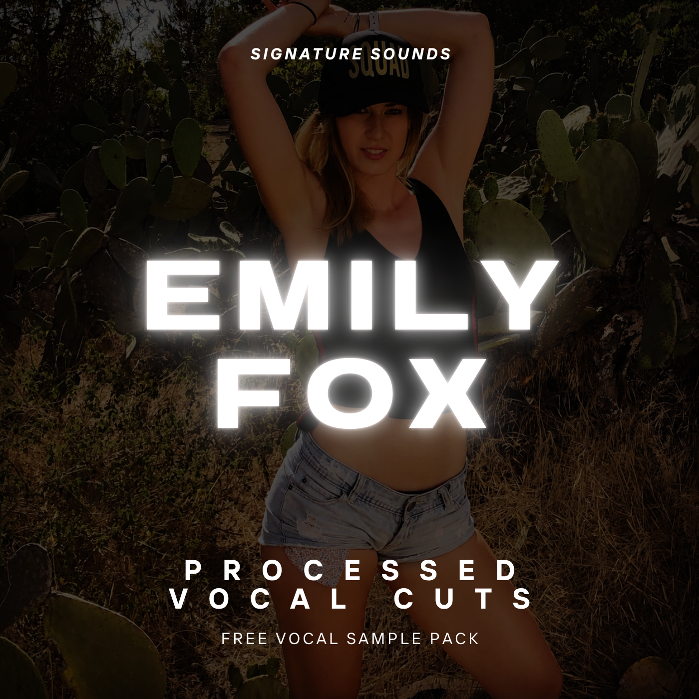 Emily Fox Signature Sounds Processed Vocal Cuts free vocal sample pack featuring processed acapellas, spoken word and vocal chops