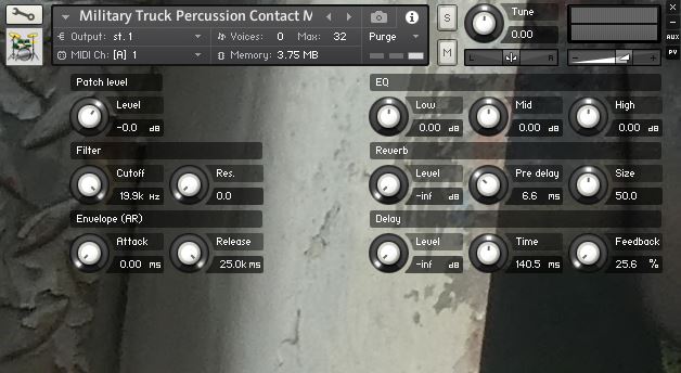 Military Truck Percussion