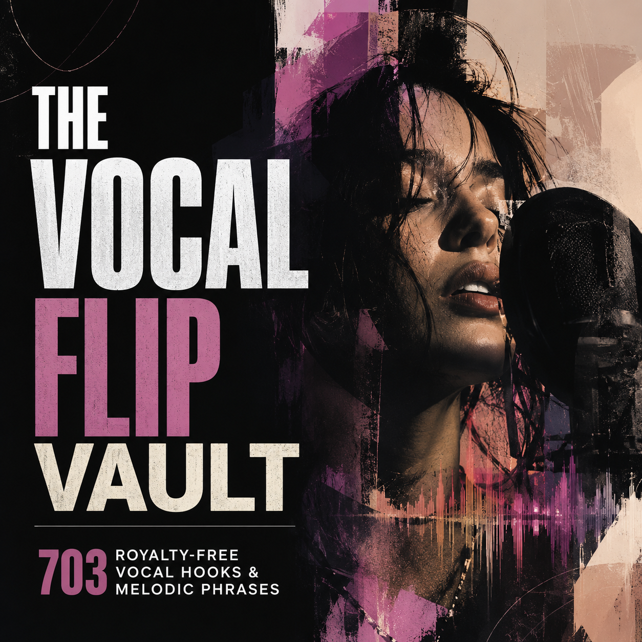 Female and male vocal sample library for R&B hip hop and electronic music production