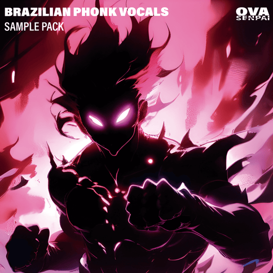 Brazilian Phonk Vocals sample pack by Ovasenpai featuring gritty, dark, and atmospheric vocal loops and one-shots for Phonk producers.