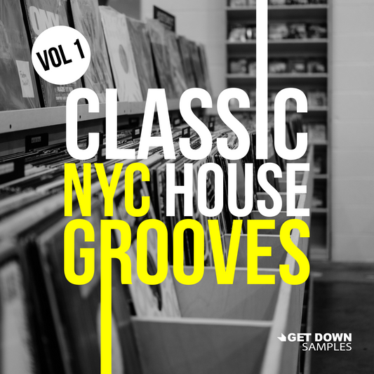 Classic NYC House Grooves Vol. 1 sample pack with authentic New York underground house loops, beats, vocals, and MIDI files.