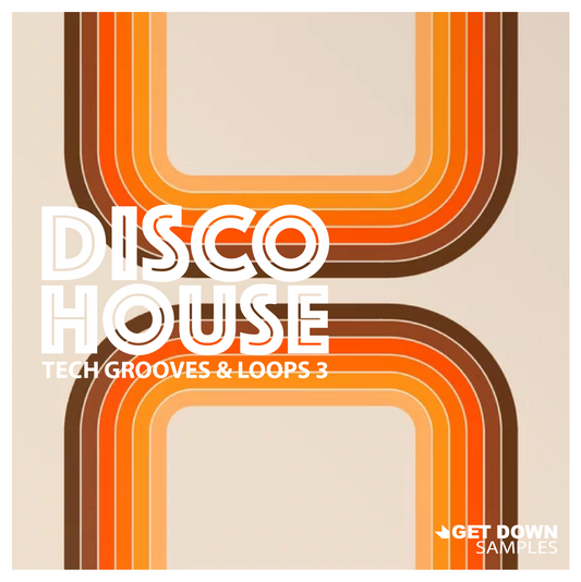 Disco House Vol. 3 sample pack - 24-bit WAV loops, grooves, FX, and MIDI for Rhodes and basses for Disco and Tech House producers