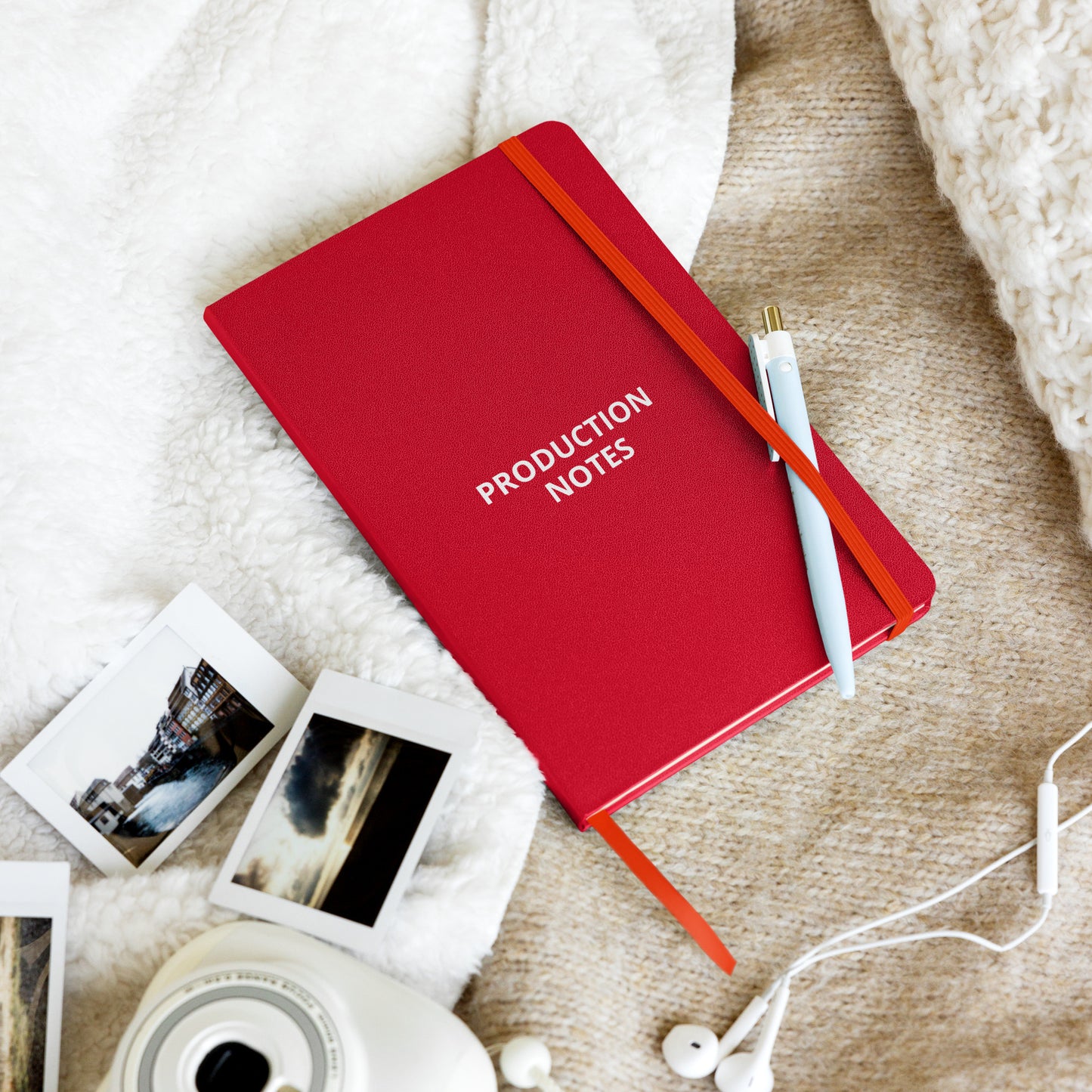 PRODUCTION NOTES | Hardcover bound notebook