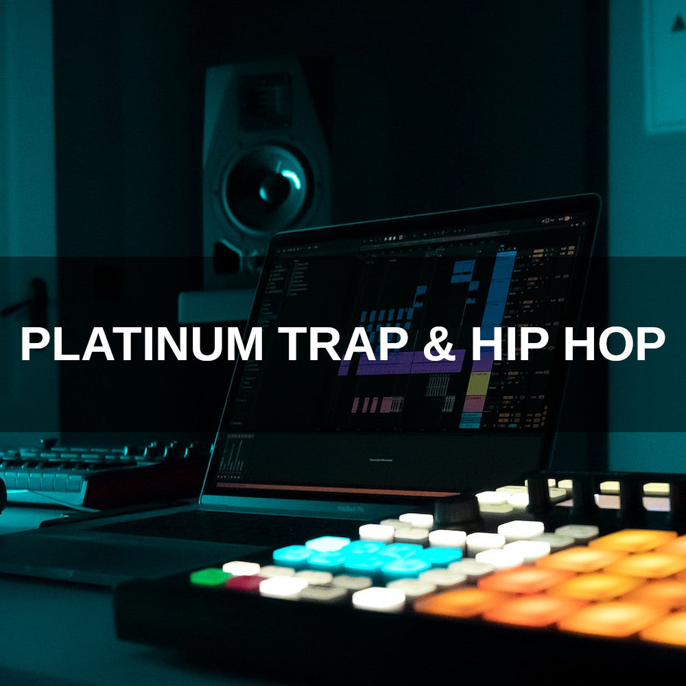 Platinum Trap & Hip Hop Mega Bundle with 30 sample packs, over 5800 loops, one-shots and MIDI files for Trap, Hip Hop and Drill producers