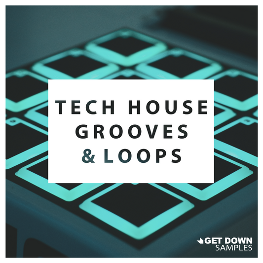 Tech House Grooves & Loops Vol. 1 sample pack - 24-bit WAV bass, synth, arp, and deconstructed beat loops for Tech House producers