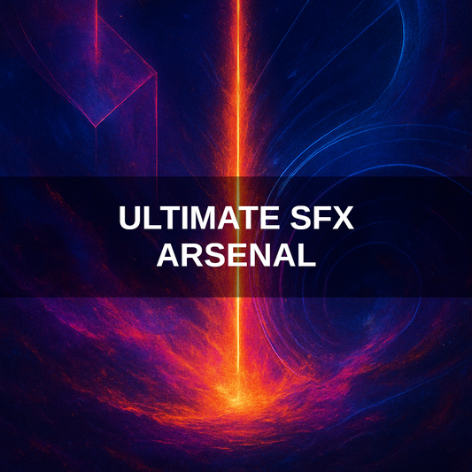 Ultimate SFX Arsenal 10-Pack Sound Effects Bundle with glitch, horror, sci-fi, vocal, computer, abstract, impact, and 8-bit FX