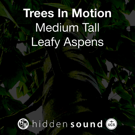 Trees In Motion: Medium Tall Leafy Aspens 01