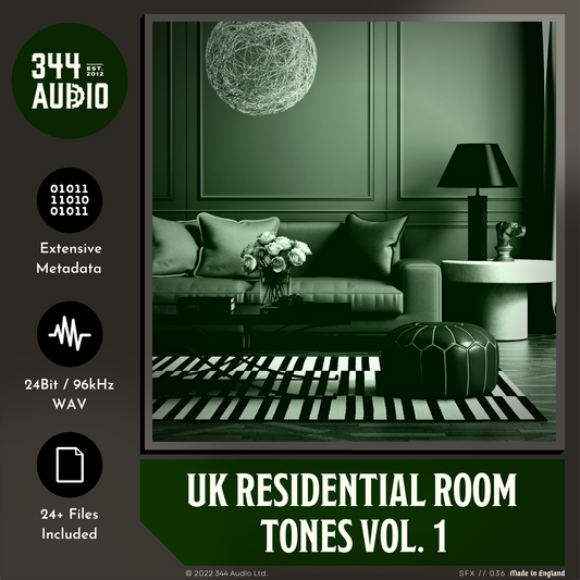 UK Residential Room Tones Vol. 1